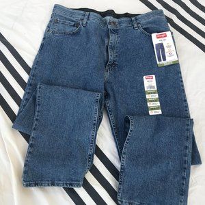 WRANGLER REGULAR FIT MEN'S DENIM JEANS 38 x 32 MENS BLUE FIVE STAR